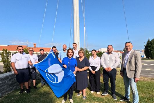 The Blue Flag flies at Marina Punat for the 28th time